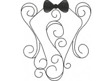 Stickdatei - Brautkleid